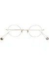 Ahlem Round Frame Glasses In Metallic