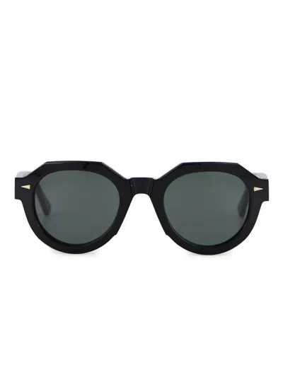 Ahlem Round-frame Sunglasses In Black