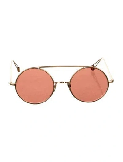 Pre-owned Ahlem Round Tinted Sunglasses In Multi