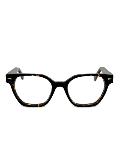 Ahlem Sévres Geometric Glasses In Black