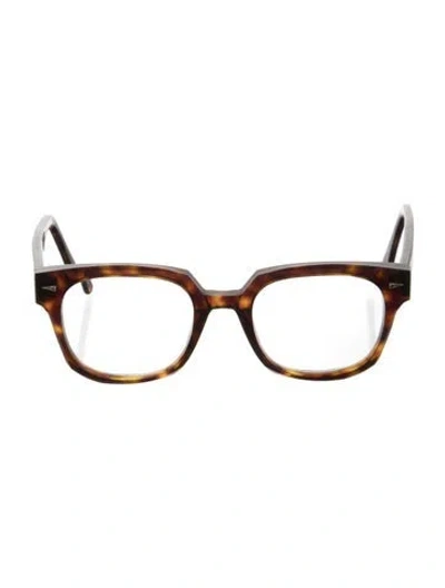 Pre-owned Ahlem Square Clear Sunglasses In Brown