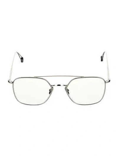 Pre-owned Ahlem Square Eyeglasses In Silver