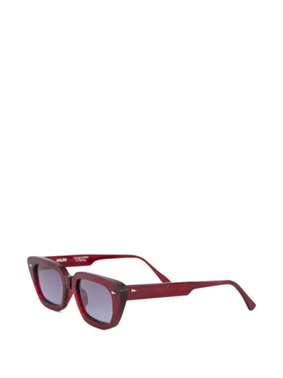 Ahlem Square-frame Sunglasses In Red