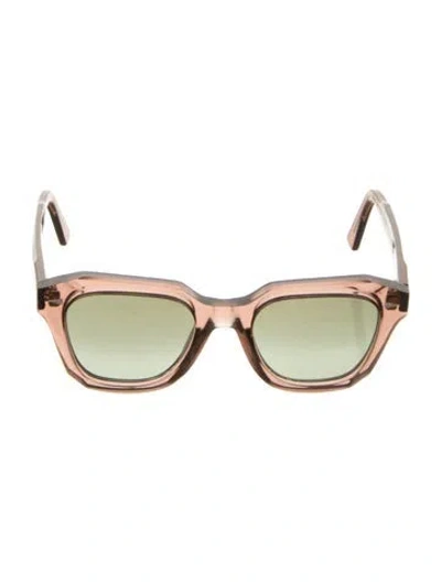 Pre-owned Ahlem Square Gradient Sunglasses In Brown