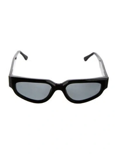 Pre-owned Ahlem Square Tinted Sunglasses In Black