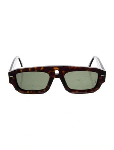 Pre-owned Ahlem Square Tinted Sunglasses In Black