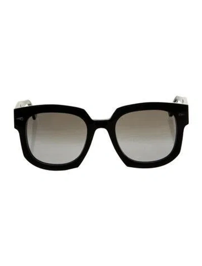 Pre-owned Ahlem Square Tinted Sunglasses In Black