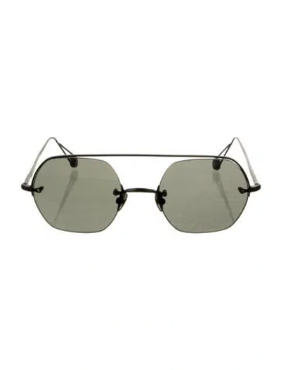 Pre-owned Ahlem Square Tinted Sunglasses In Black