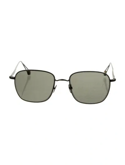 Pre-owned Ahlem Square Tinted Sunglasses In Black
