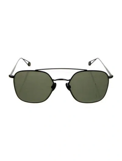 Pre-owned Ahlem Square Tinted Sunglasses In Black