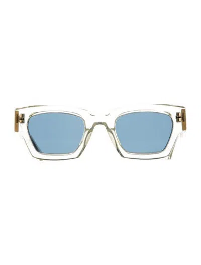 Pre-owned Ahlem Square Tinted Sunglasses In Clear