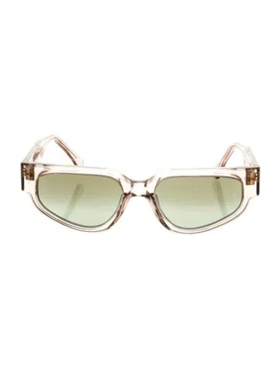 Pre-owned Ahlem Square Tinted Sunglasses In Pink