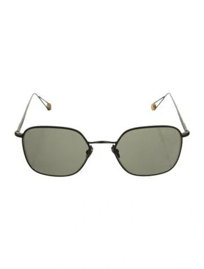 Pre-owned Ahlem Square Tinted Sunglasses In Red