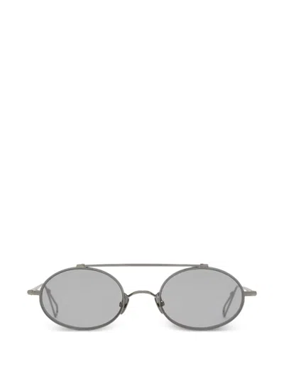 Ahlem Turbigo Round-frame Sunglasses In Gray