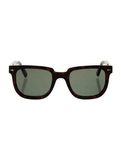 Pre-owned Ahlem Wayfarer Tinted Sunglasses In Brown