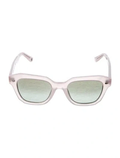 Pre-owned Ahlem Wayfarer Tinted Sunglasses In Pink