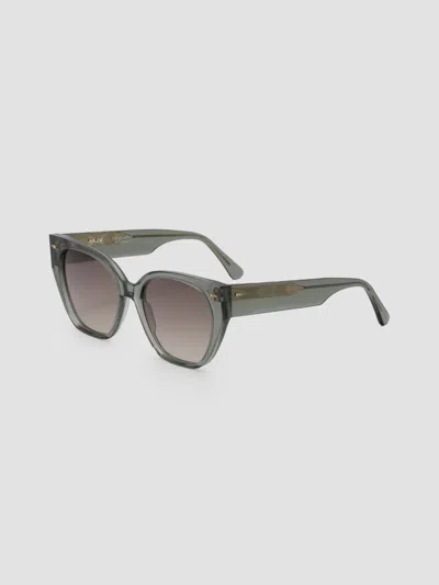 Ahlem Women's Marguerite 56mm Butterfly Sunglasses In Green Brown