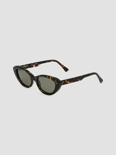 Ahlem Women's Prairie 54mm Cateye Sunglasses In Black Yellow