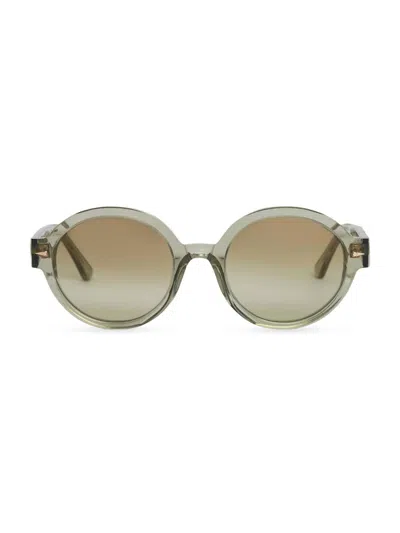 Ahlem Women's Rue De Soleil 51mm Round Sunglasses In Brown