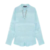 Ahluwalia Bnaebi Embellished Shirt Blue