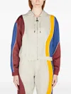 Ahluwalia Idi Hooded Track Jacket In Neutrals