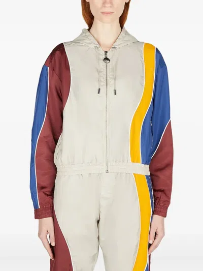 Ahluwalia Idi Hooded Track Jacket In Multi