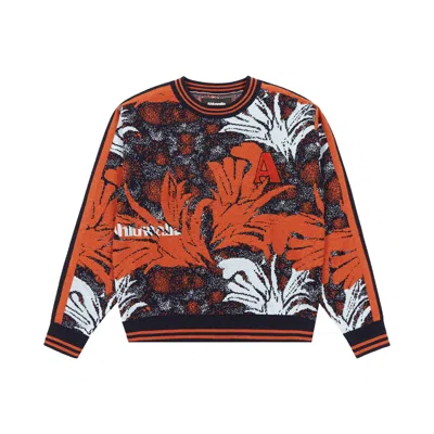 Pre-owned Ahluwalia Kuti Patterned Sweater 'blue' | Men's Size Xl/2xl