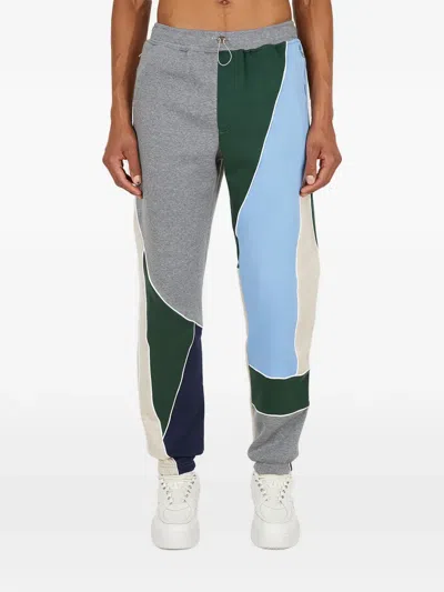 Ahluwalia Patchwork Trousers In Gray