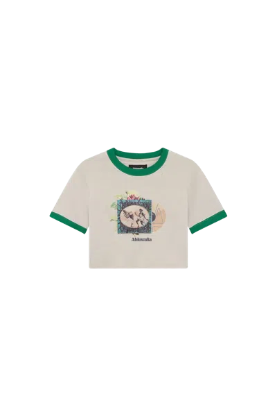 Ahluwalia Power Baby Tee Beige