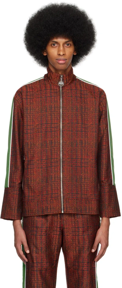 AHLUWALIA RED CHECK JACKET