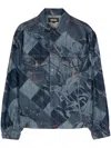 Ahluwalia Signature Denim Jacket In Blue