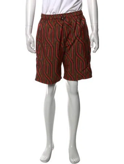 Pre-owned Ahluwalia Striped Swim Trunks In Multicolor