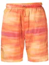 Ahluwalia Tie-dye Shorts In Orange