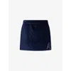 Ahluwalia Womens Harry Lambert For  X Disney Jumi Velvet Mini Skirt In Blue