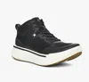 Ahnu Women's Sequence 1 Mid Sneaker In Black / White In Multi