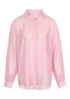 Ahura Rose Radiance Shirt Oversized Long Sleeves