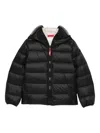 Ai Riders On The Storm Young Hooded Padded Jacket In Black