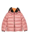 Ai Riders On The Storm Young Hooded Padded Jacket In Pink