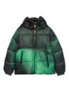 Ai Riders On The Storm Young Hooded Zip Jacket In Green