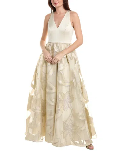 Aidan Mattox Ballgown In Neutral