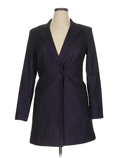 Pre-owned Aidan Mattox Blazer Jacket In Purple