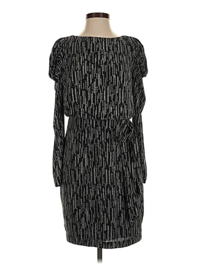 Pre-owned Aidan Mattox Casual Dress In Black