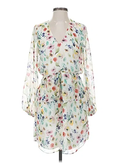 Pre-owned Aidan Mattox Casual Dress In Ivory