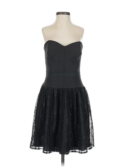 Pre-owned Aidan Mattox Cocktail Dress In Black