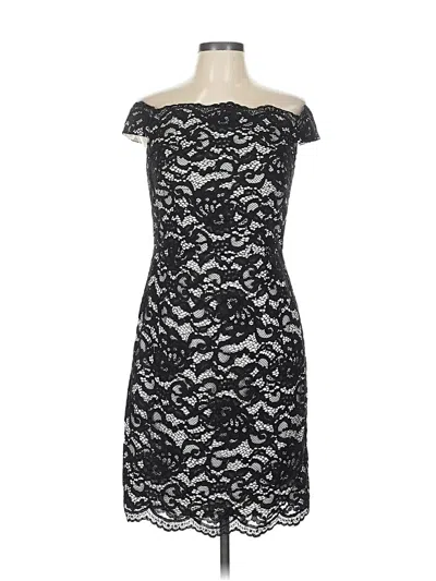 Pre-owned Aidan Mattox Cocktail Dress In Black
