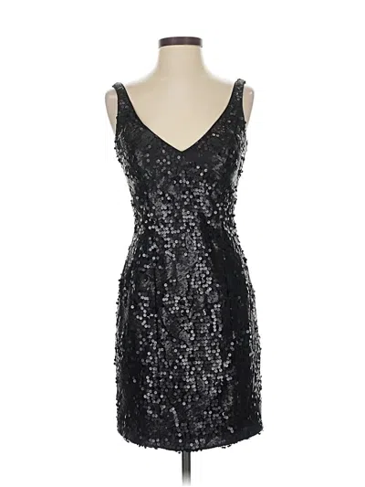 Pre-owned Aidan Mattox Cocktail Dress In Black