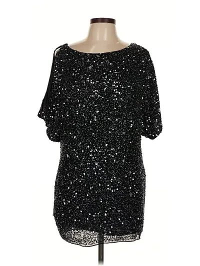 Pre-owned Aidan Mattox Cocktail Dress In Black
