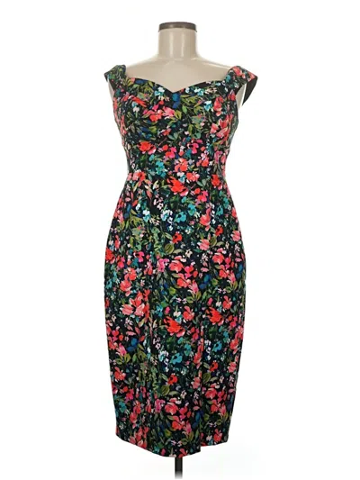 Pre-owned Aidan Mattox Cocktail Dress In Black