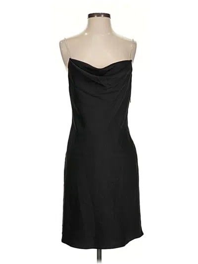 Pre-owned Aidan Mattox Cocktail Dress In Black