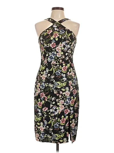 Pre-owned Aidan Mattox Cocktail Dress In Black